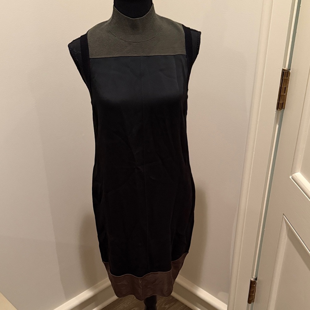 Rag & Bone Black and Brown Sleeveless Dress